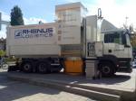 LKW der Rhenus Logistics - Aktenvernichter